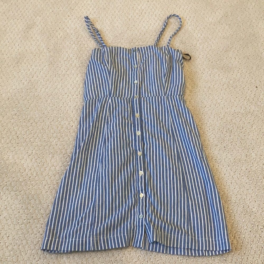 Blue and White Dress - Forever21
